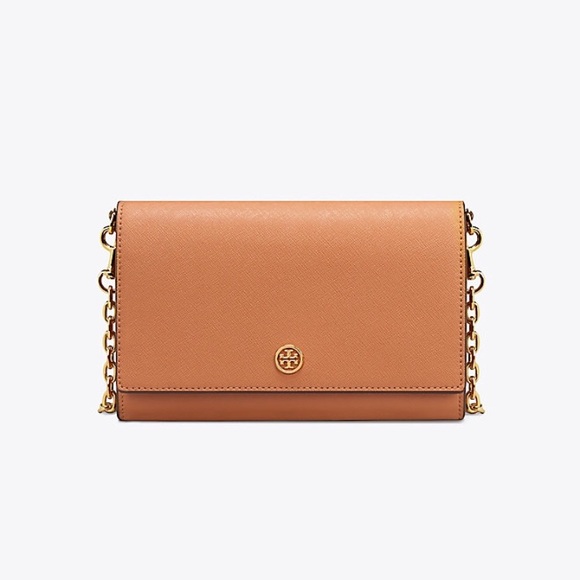 Tory Burch Handbags - NWT Tory Burch Robinson chain wallet, Tigers eye